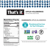 That's it. Mini fruit bars gift pouch, 36 count, variety pack, no sugar added, plant-based, vegan & gluten-free