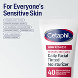cetaphil redness relieving daily facial moisturizer spf 40, 1.7 fl oz, neutral tint, for redness-prone skin