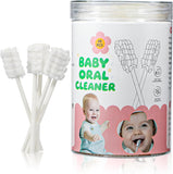 Baby VUXHUAR Tongue Cleaner, 48-Count, Soft Disposable Oral Care Gauze Swabs for 0-36 Months Newborns