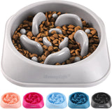 MateeyLife slow feeder dog bowls, 2PCS, anti-choking puzzle dog food bowls, anti-slip interactive feeding slow down eating for medium breeds