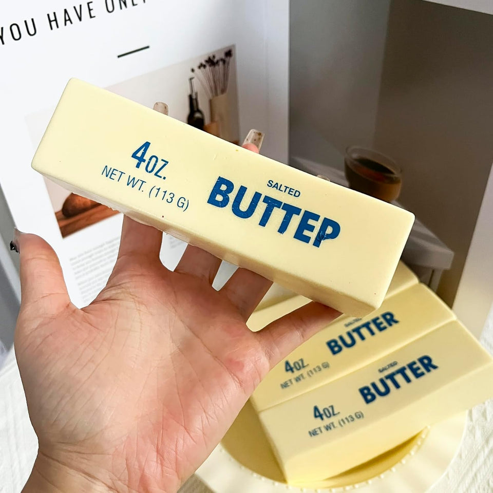 Squeeze Butter Toy，Slow Rising Squishy，Squishy Dumpling Stress Balls，PU Materia Fidget Toy for Office or Party Favor