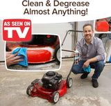 Bull Shot Degreaser Pro, Foaming Degreaser & Grime Remover, Heavy-Duty, AS SEEN ON TV, Residue-Free, Shake, Point & Spray, Emulsifies Grease, Oil Splatters, Glue, Tape Residue & More - Made in the USA