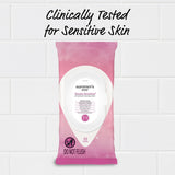 Summer's Eve Simply Sensitive feminine wipes, gentle pH-balanced micellar water formula for vaginal odor control, resealable packs of 32