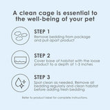 Kaytee clean and cozy white paper bedding, 49.2 liters, small animal bedding, premium paper, dust-free, pet-safe.