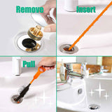 polypropylene shower unclogger tool 3 pack with 20 inch long-lasting drain snake