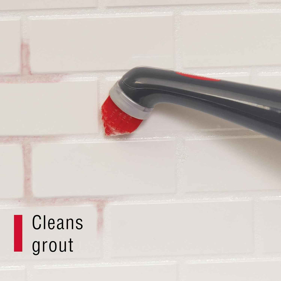 rubbermaid reveal power scrubber, cordless electric scrub brush for home, kitchen, bathroom, and tile cleaning