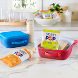 SkinnyPop Popcorn, Original and Dairy Free White Cheddar, Gluten Free, Non-GMO, 0.5oz Individual Size Snack Bags (18 Count)