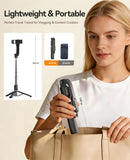 ORICO Aluminum Portable Selfie Stick Tripod, 35'' Mini Tripod for iPhone, Extendable Stand with Detachable Wireless Remote & 360° Rotating Phone Holder – Ideal for Content Creators, Vloggers, Travel