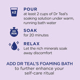 Dr Teal's Epsom Salt Soaking Solution, Soothe & Sleep, Lavender, 3lbs