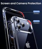 Mkeke for iPhone 17 Pro Max Case Clear, [Not Yellowing] [Military-Grade Drop Protection] Protective Clear for Apple 17 Pro Max Case with Shockproof Bumper 2025