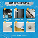 ACTIVE Mold Stain Remover Gel Cleaner - Heavy Duty Stain Removal for Front Loader Washing Machines, Bathrooms, and More