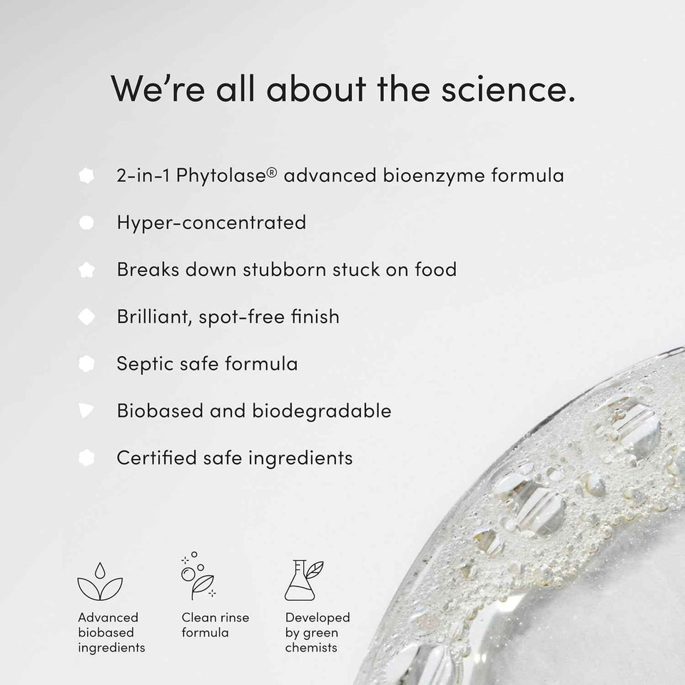 Dirty Labs scent-free dishwasher detergent and booster for ultra clean and spot free results, 48 loads capacity