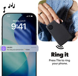 Life360 Tile Starter Pack - Bluetooth Trackers and Item Finders for Keys, Wallets & More. Both iOS and Android Compatible. Phone Finder. 2-Pack (Black Mate/Slim)