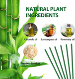 Kickoutor Mosquito Repellent Outdoor Patio 120 PCS Citronella Oil Mosquito Incense Sticks Natural Organic