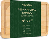 Heimlove Walnut Wood Cutting Board for Kitchen, 24"x18" Reversible Wooden Chopping Board with Deep Juice Grooves and Handles, Natural Walnut Wood Cutting Board for Chopping, Cheese, Vegetables