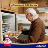 JOLLY CHEF 9x13 disposable aluminum foil pans for roasting, 30 pack, half size deep steam pans