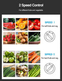 Qcen 500W Centrifugal Juicer Extractor with Wide Mouth Feed Chute for Fruit Vegetable, Easy to Clean Stainless Steel BPA-free