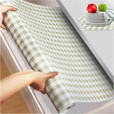 Beautysaid Shelf and Drawer Liner for Kitchen Cabinet, Non Adhesive Non Slip Shelf Paper Waterproof Washable Thickened for Dresser Pantry Shelve Bathroom Protector Liner(White,12 in x 10 FT)