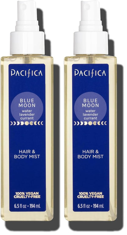 pacificas island vanilla 6oz hair and body mist, paraben-free, no alcohol, vegan and cruelty-free for women