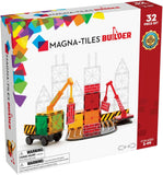 MAGNA-TILES Builder 32-Piece Magnetic Construction Set, The Original Magnetic Building Brand