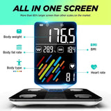 RunStar Smart Scale for Body Weight and Fat Percentage, High Accuracy 400lb Capacity Digital Bathroom Scale with Large Display