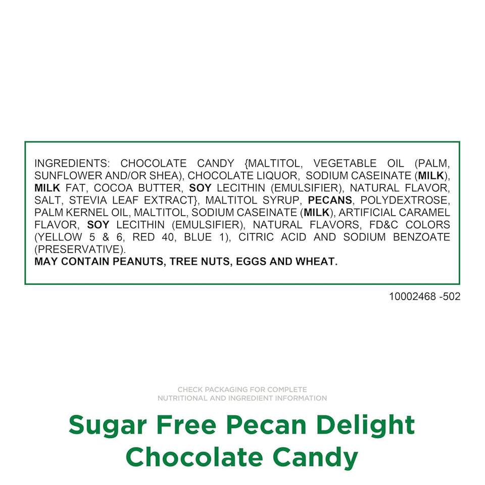 RUSSELL STOVER Sugar Free Pecan Delight Chocolate Candy, 15.5 oz. bag