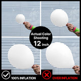 PartyWoo White Balloons 100 pcs 12 Inch Latex Helium Pastel White Balloons for Wedding Baby Shower Birthday Bridal Shower Graduation Engagement Princess Anniversary Party Decorations White-Y13