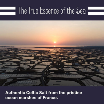 Le Marinier Celtic Salt Organic Fine Ground, 1.1lb - 18oz. Mineral Rich. 100% Natural and Unrefined. French Sea Salt Organic Vital Minerals. Hand Harvested Mineral Salt (1.1lb Fine Ground)