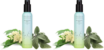 pacificas island vanilla 6oz hair and body mist, paraben-free, no alcohol, vegan and cruelty-free for women