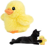 Catify by Best Pet Supplies Interactive Cat Toys – Plush, Motion-Activated & Squeaking Toys with Premium North American Catnip for Indoor Cats & Kittens - Squeaking Mice Set, Beige & Gray