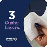 Quilted Northern Ultra Plush Toilet Paper, 6 Mega Rolls = 24 Regular Rolls, 3 Ply Soft Toilet Tissue | 3X Thicker*, Ultra Soft