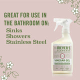 MRS. MEYER'S CLEAN DAY Vinegar Gel Cleaning Spray, Bathroom Use, No-Rinse Formula, Apple Blossom, 16 Fl Oz, Pack of 1