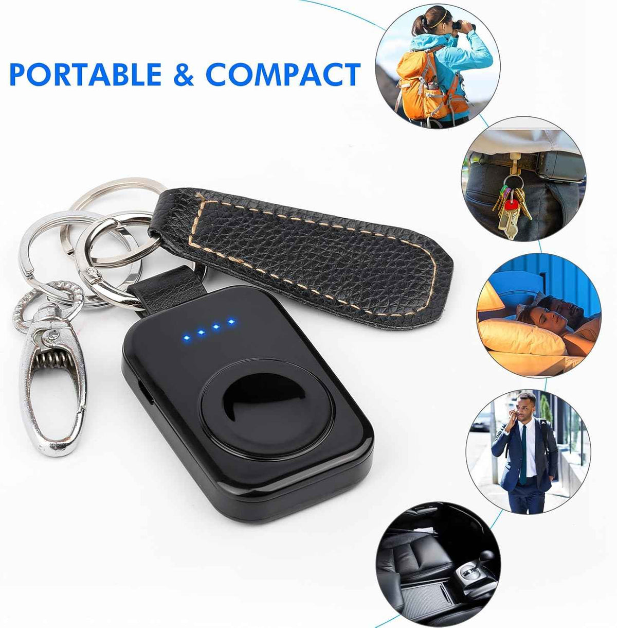 i.valux compact magnetic apple watch charger 1000mah portable power bank travel accessories