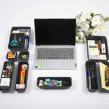 15-Piece Interlocking Desk Organizer: Versatile Storage for Office, Bathroom, and Kitchen