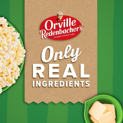 Orville Redenbacher’s Microwave Popcorn SmartPop! Value Size, Butter Flavor, 4g Fiber Per Serving, 2.69 oz., 12-Count