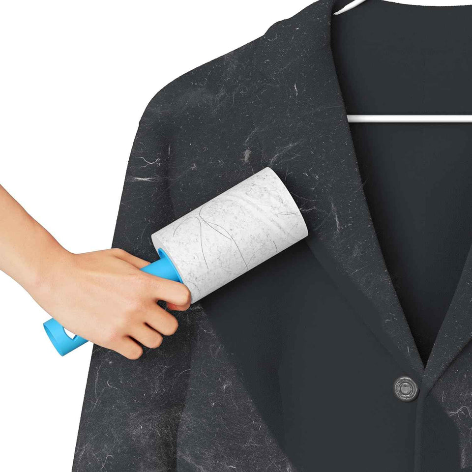 Extra Sticky Lint Roller, Mega Value Set 400 Sheets for Pet Hair Removal, Dog and Cat Lint Remover for Clothes, Furniture, Carpet