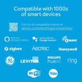 Aeotec Smart Home Hub, Z-Wave, Zigbee, Matter Gateway, Compatible with Alexa, Google Assistant, WiFi Hub