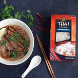 Thai Kitchen Gluten Free Thin Rice Noodles, 8.8 oz, Authentic Thai Flavor, Vegan, Gluten Free