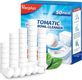 Vacplus Toilet Bowl Cleaner Tablets 30 PACK, Automatic Toilet Bowl Cleaners with Bleach for Deodorizing and Descaling, Bathroom Cleaner Against Tough Stains