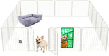 fxw homeplus unleashed 24 inch 6 panels dog pen black patented