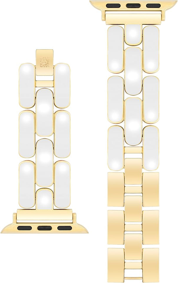 Anne Klein Fashion Bracelet for Apple Watch, Secure, Adjustable, Apple Watch Replacement Band, Fits Most Wrists