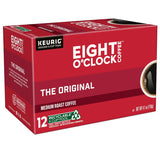 eight o'clock coffee the original, medium roast, keurig k-cup pods, 72 count, kosher