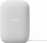 Google Audio Bluetooth Speaker - Wireless Music Streaming, Powerful Sound, Assistant Built-in, Wi-Fi and Bluetooth Connectivity, Smart Home Control, Stereo Pairing - Chalk