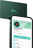 dot. Card - Digital Business Card - Tap Compatible with iPhone & Android (Black)