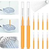 Shower Head Cleaning Brush Tool with Angled Design for Bathroom Pipes and Car Washers