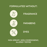 Aveeno Daily Moisturizing Body Lotion with Soothing Prebiotic Oat, Gentle Lotion Nourishes Dry Skin With Moisture, Paraben-, Dye- & Fragrance-Free, Non-Greasy & Non-Comedogenic, 12 fl. Oz
