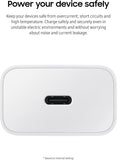 SAMSUNG 15W Wall Charger Type C (USB-C Cable Included), White