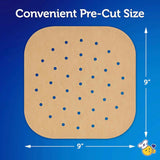 Reynolds Kitchens Unbleached Parchment Air Fryer Liners for Easy Cleanup