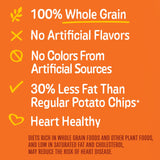 SunChips 100% Whole Grain Chips Variety Pack, 40 1 oz Bags, No Artificial Flavors or Colors