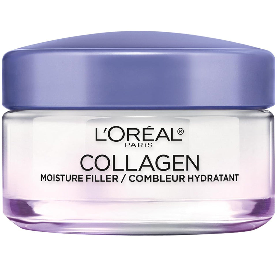 loreal paris collagen daily face moisturizer, 1.7 oz, anti aging, hydrating, daily use